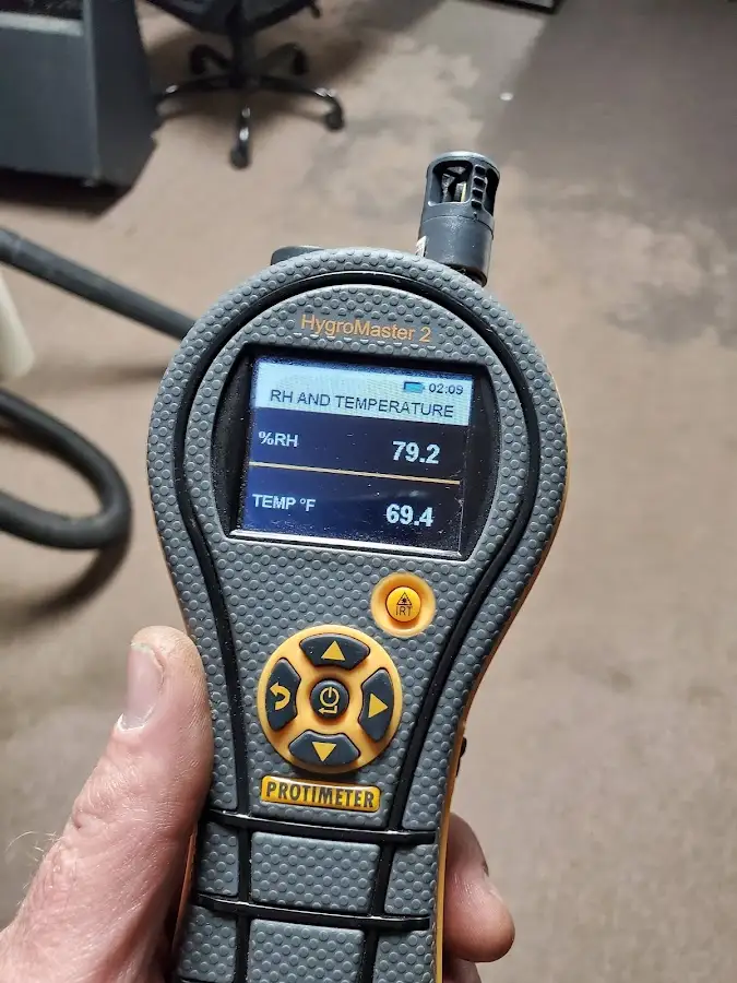 Moisture meter humidity assessment for Fire & Smoke Damage Restoration in Mansfield